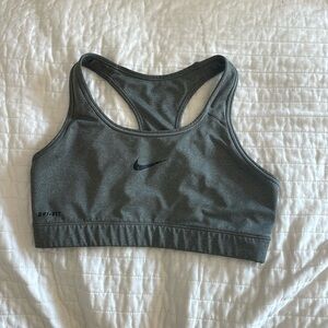 Grey Nike Sports Bra